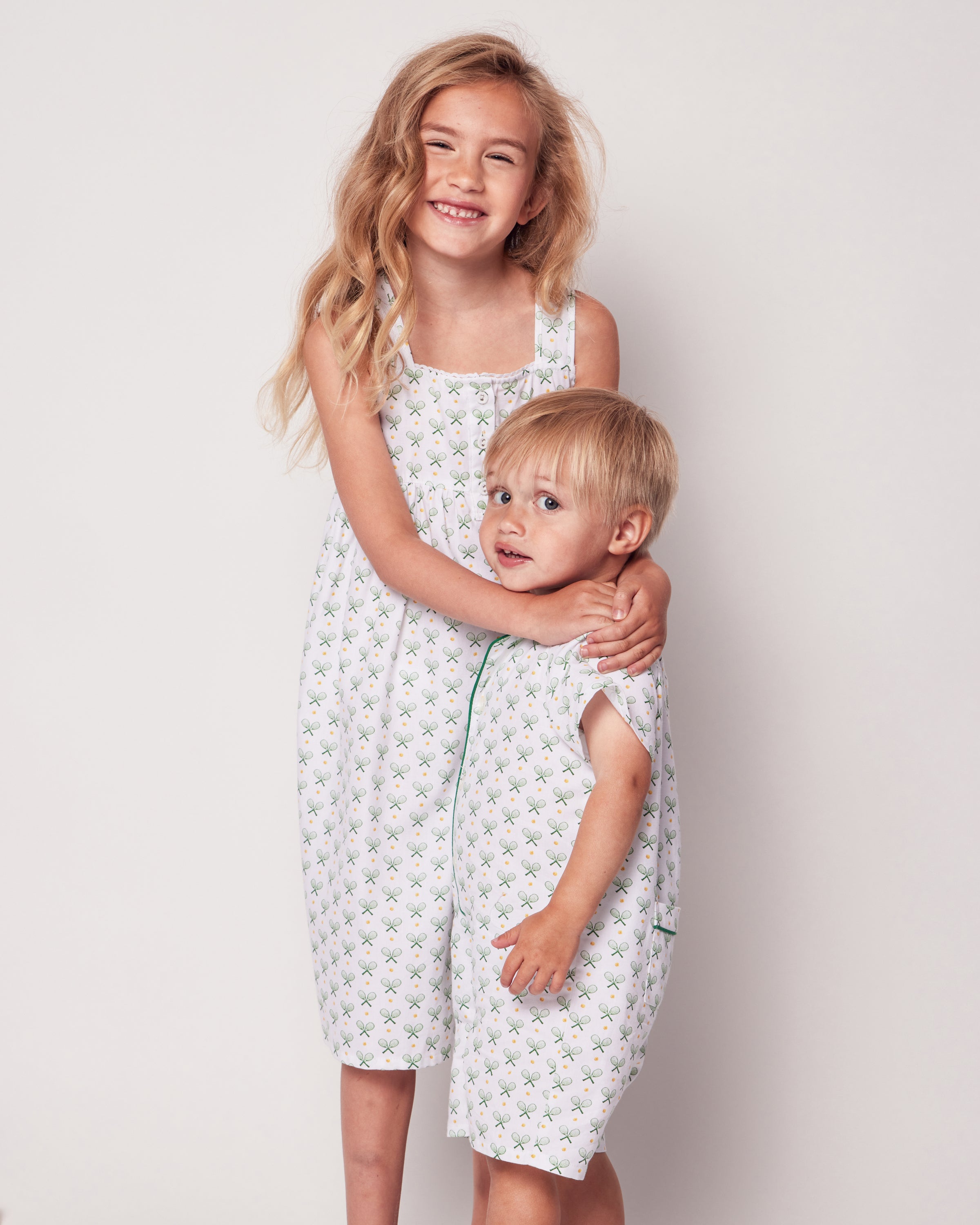 Baby's Twill Summer Romper in Match Point