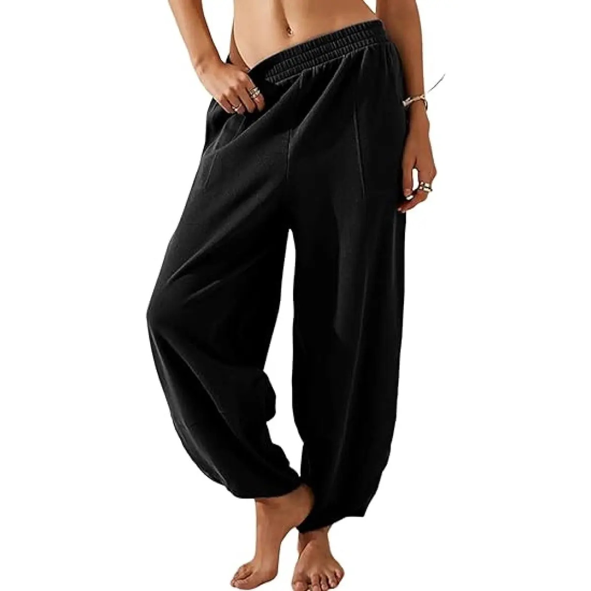 Women's loose wide-leg pants