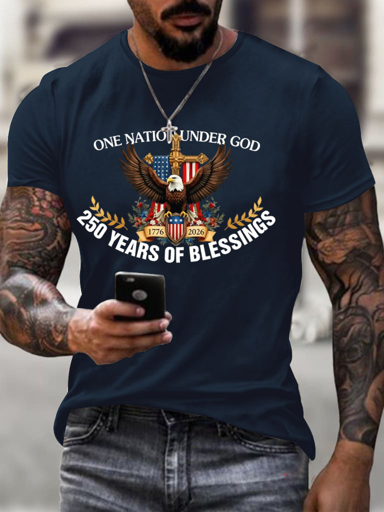 Men'S American Flag Jet Fighter T-Shirt
