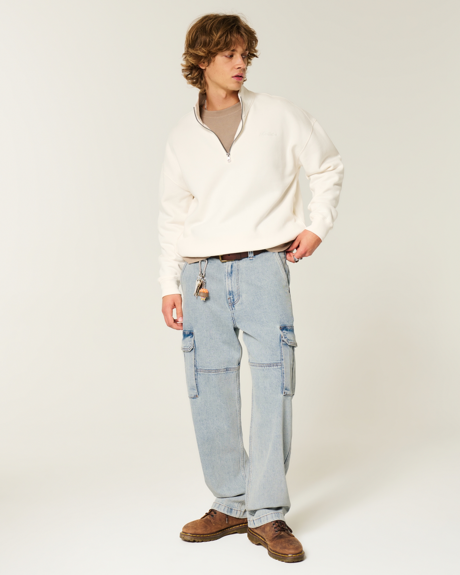 Light Wash Baggy Jeans