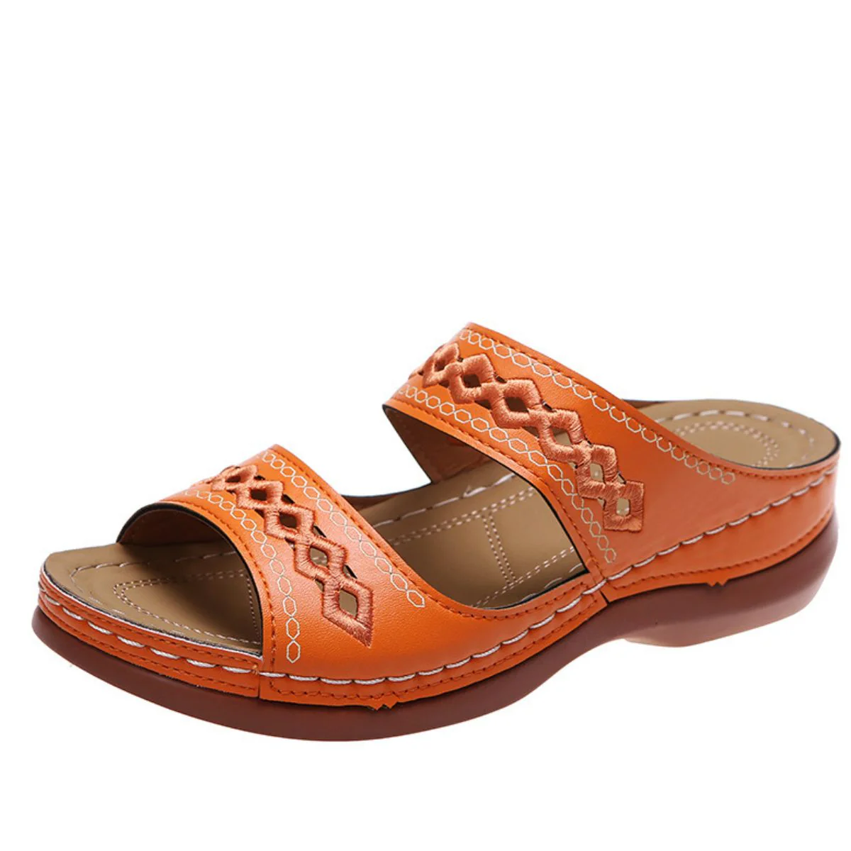 Open Toe Flats Sandals (multiple color options)