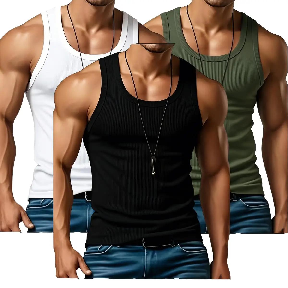 Men's Ribbed Knit Vest