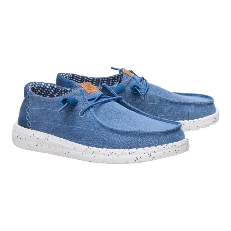 Wendy Chambray Grid - Ensign Blue