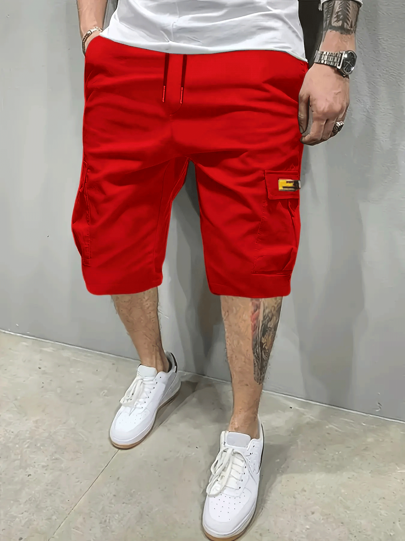 Men's Casual Summer Shorts – Slanted Pocket Everyday Comfort