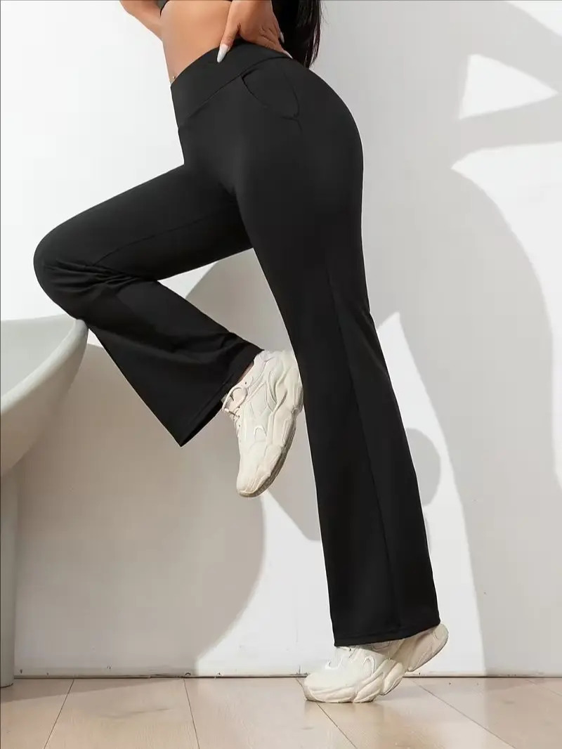Women's High-Stretch Slight-Flared Athletic Pants