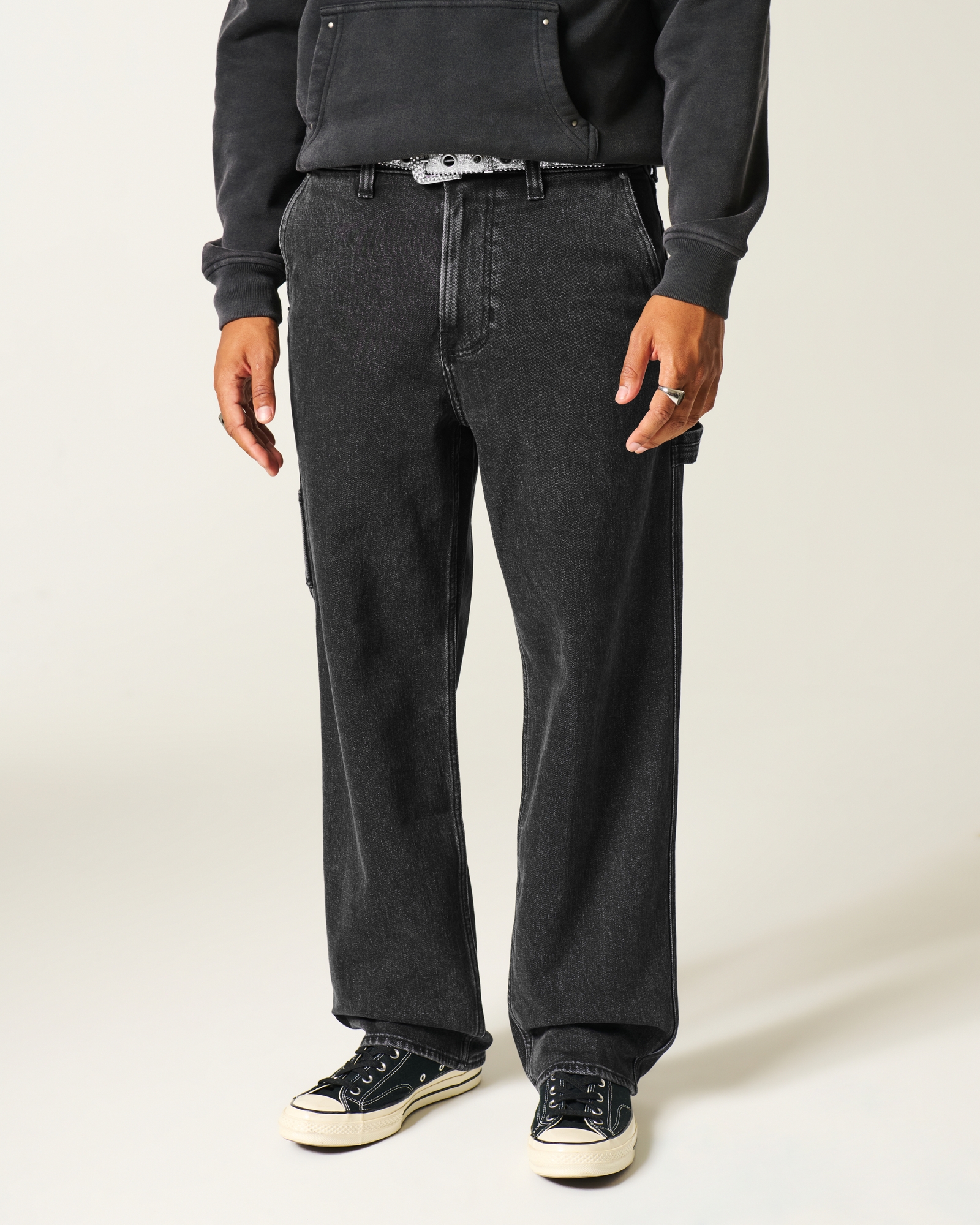 Light Wash Baggy Jeans
