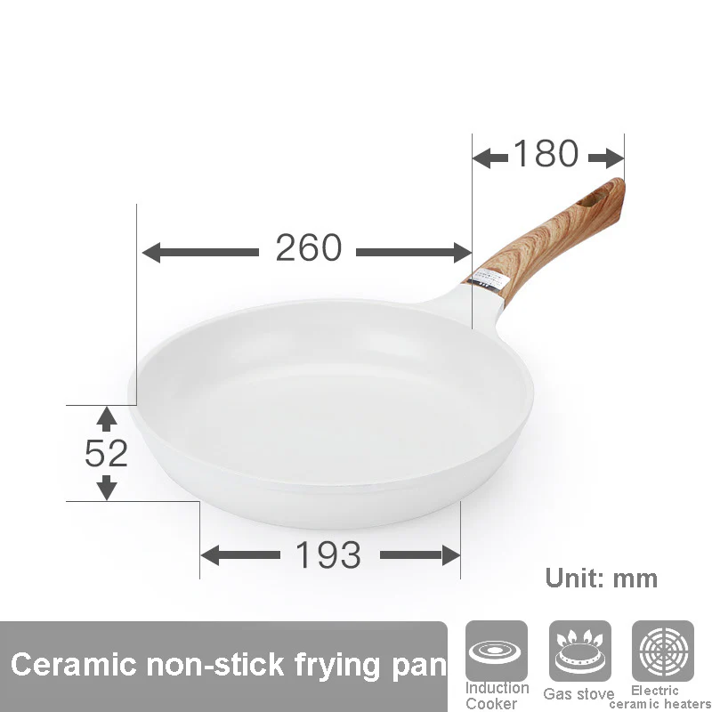 Japanese Style Ceramic Coated Skillet