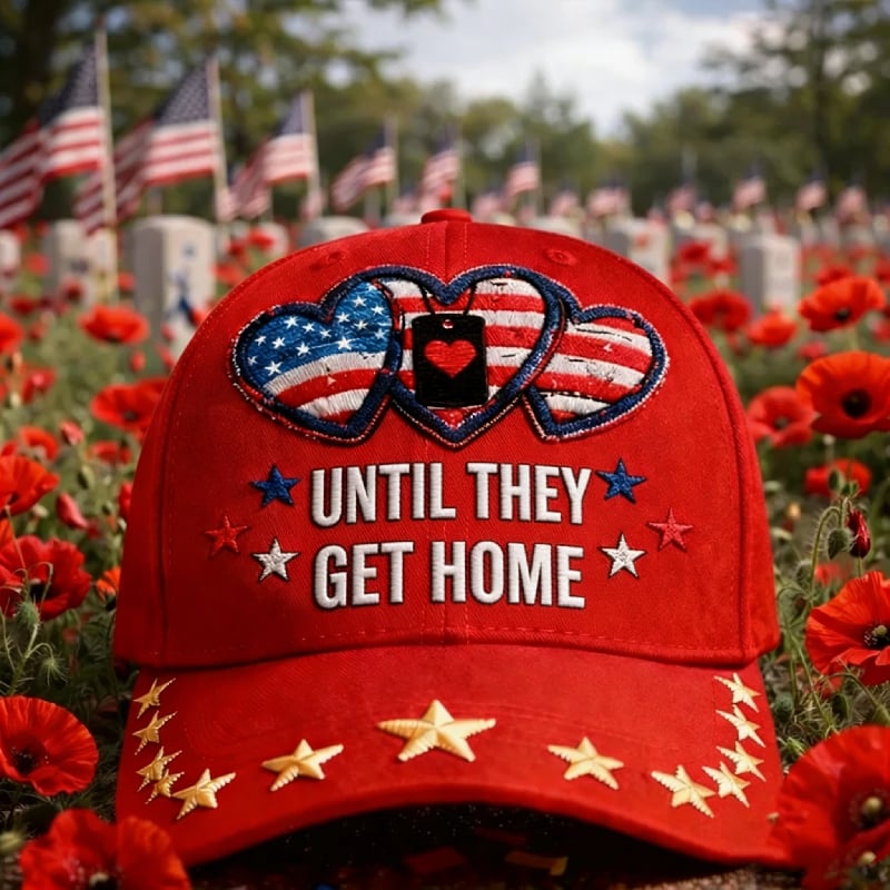 Unisex casual red Friday print hat