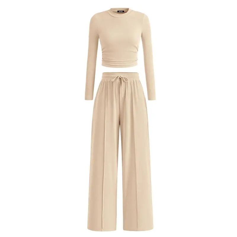Women’s 2-Piece Ribbed Knit Lounge Set