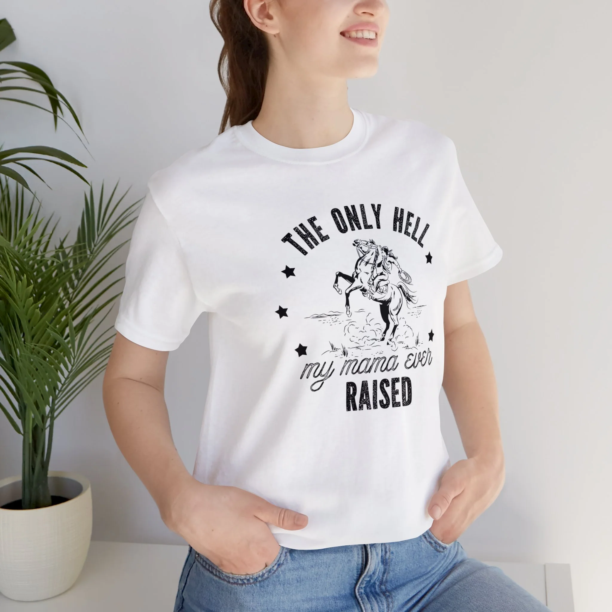 Mama Raised Hell Bella Canvas Unisex Jersey Tank