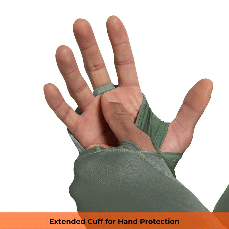 Men’s UPF 50+ Sun Protection Hoodie with UV Detection