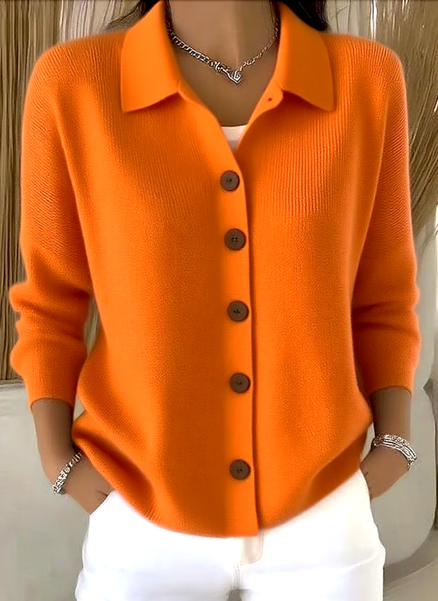 Plain Casual Regular Fit Cardigan