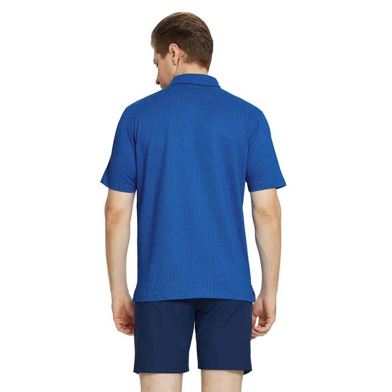 Men's Jacquard Pocket Polo Shirt