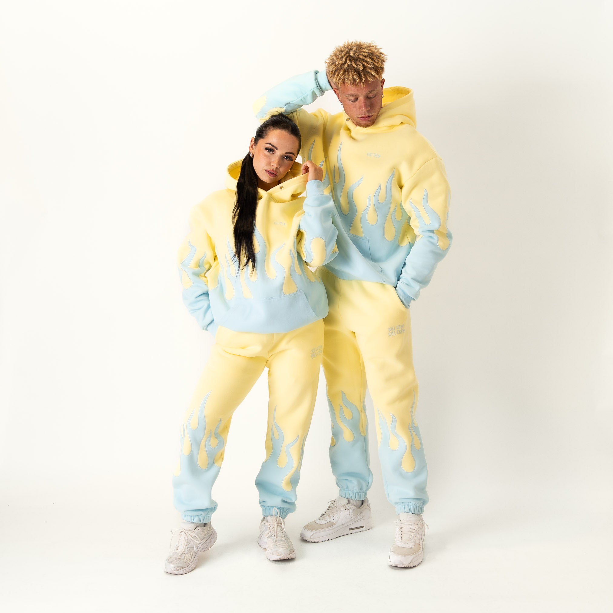 PREMIUM HEATER SWEATS - YELLOW / BLUE