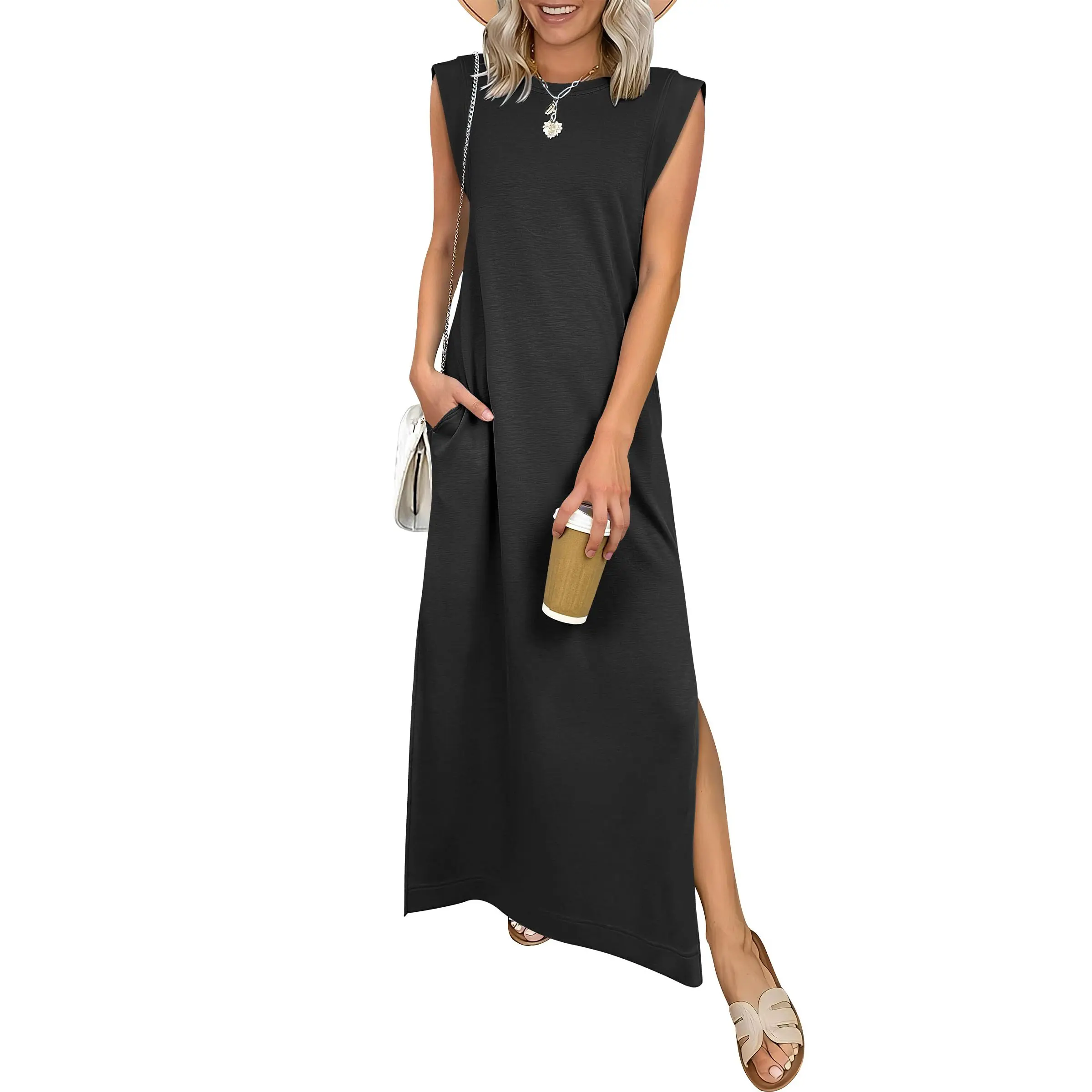 Women's Summer Casual Sleeveless Maxi Dress