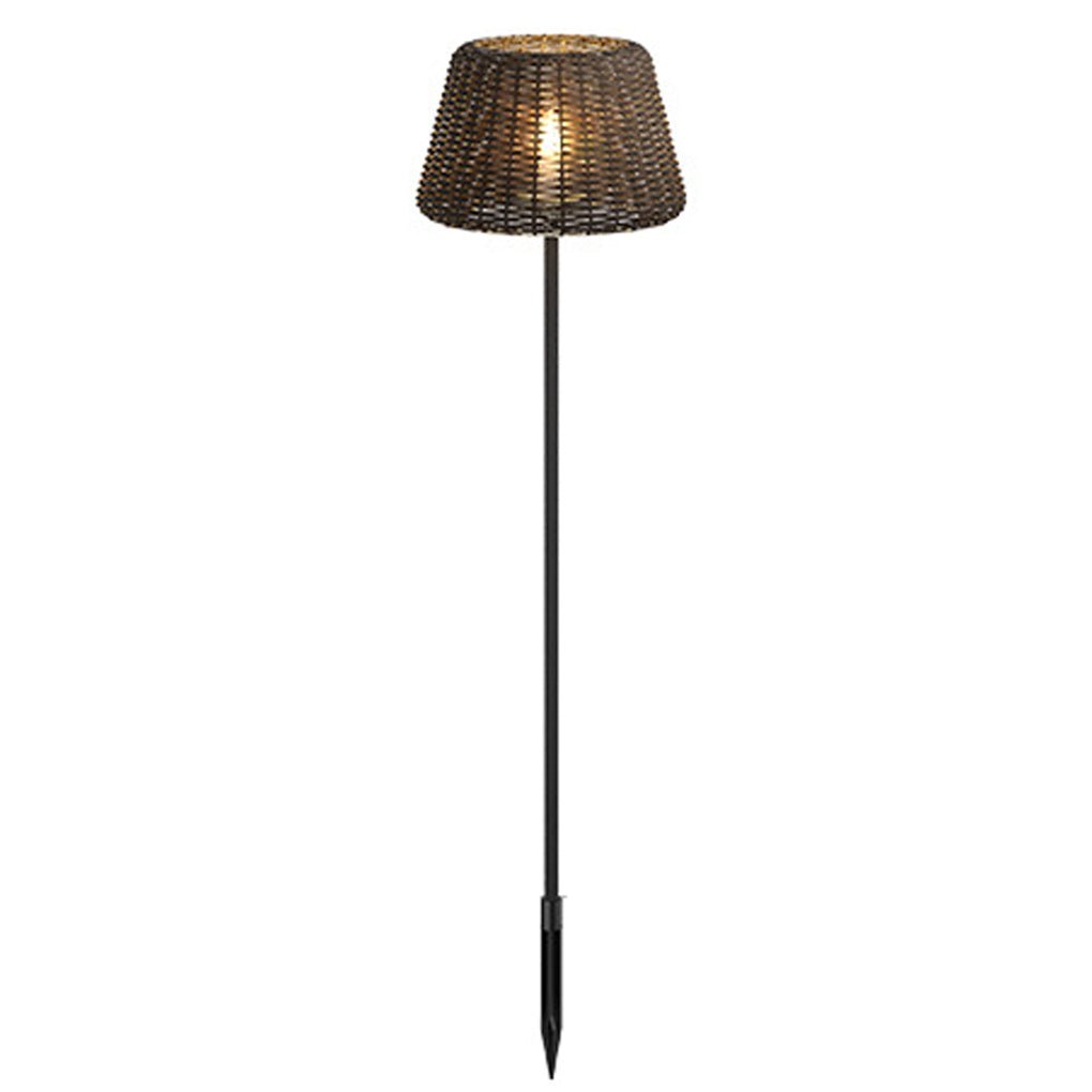 Rattan Craft Waterproof LED Outdoor Landscape Decorative Lighting Chandelier Table Lamp