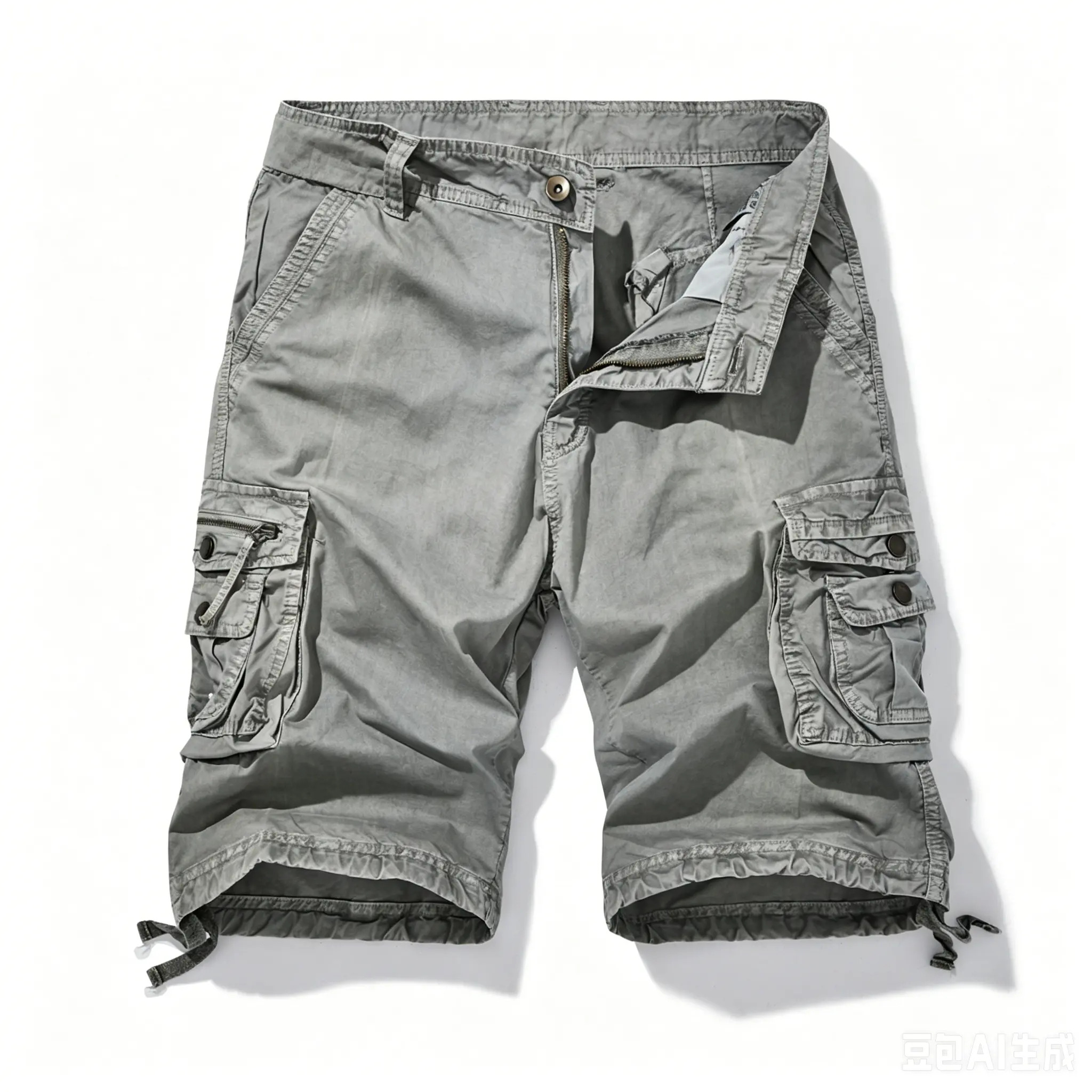 Men's Plus-Size Summer Cargo Shorts