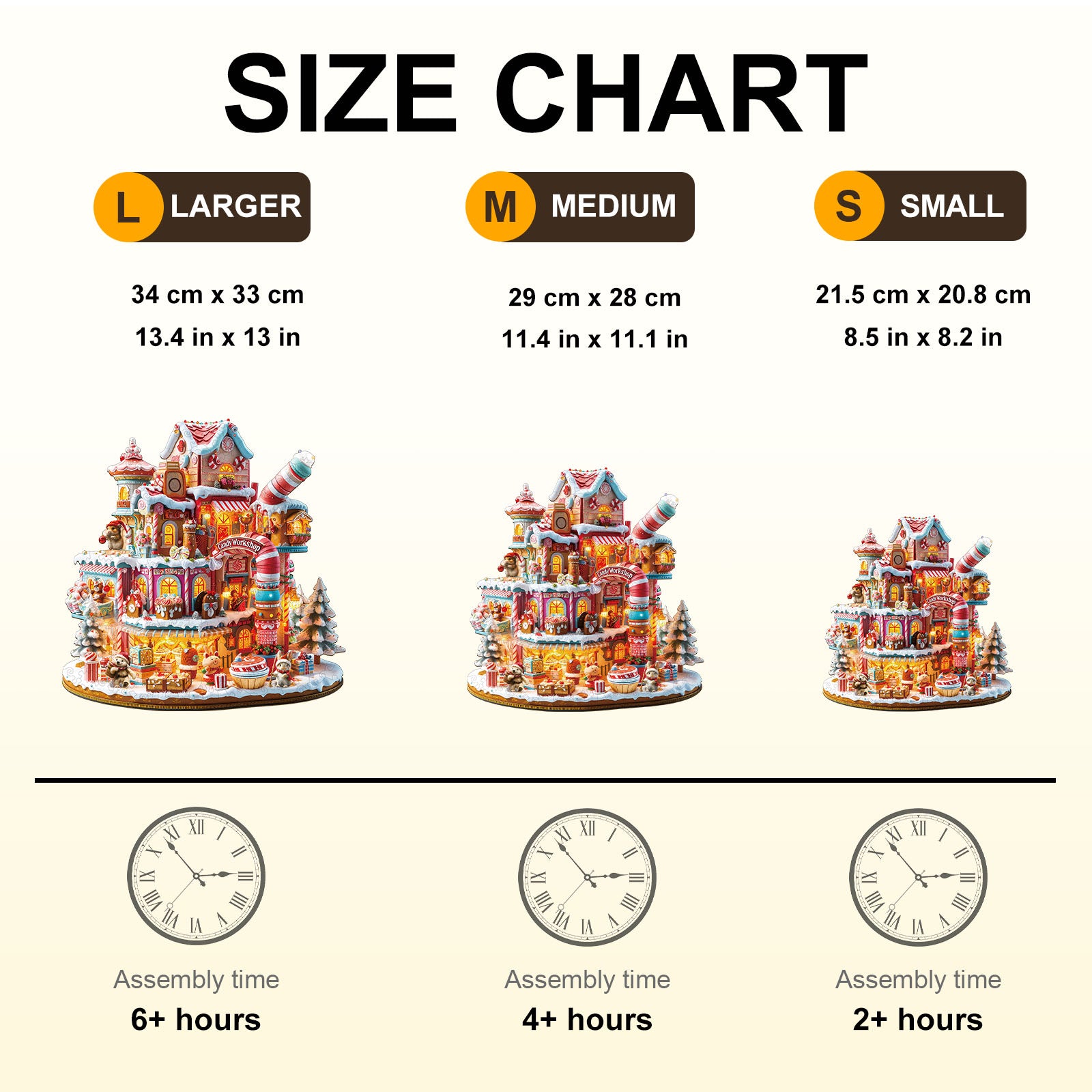 Candy Workshop Wooden Jigsaw Puzzle