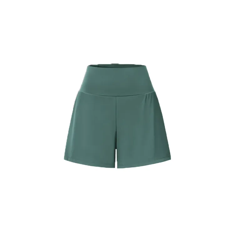 Women‘s High-Waisted  Yoga Shorts with Back & Side Pockets