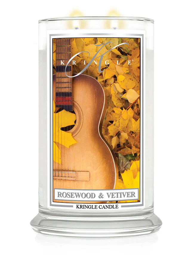 Rosewood & Vetiver Large Jar | Soy Candle
