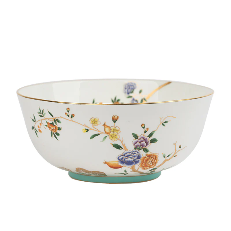 Bone China European Antique Style Bowl and Plate