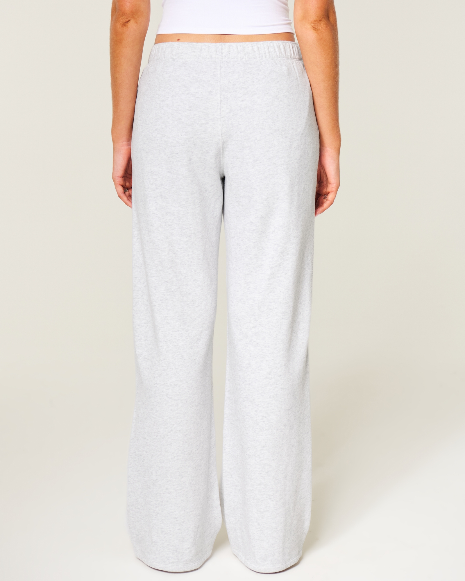 Logo Graphic Pink Camo Wide-Leg Sweatpants