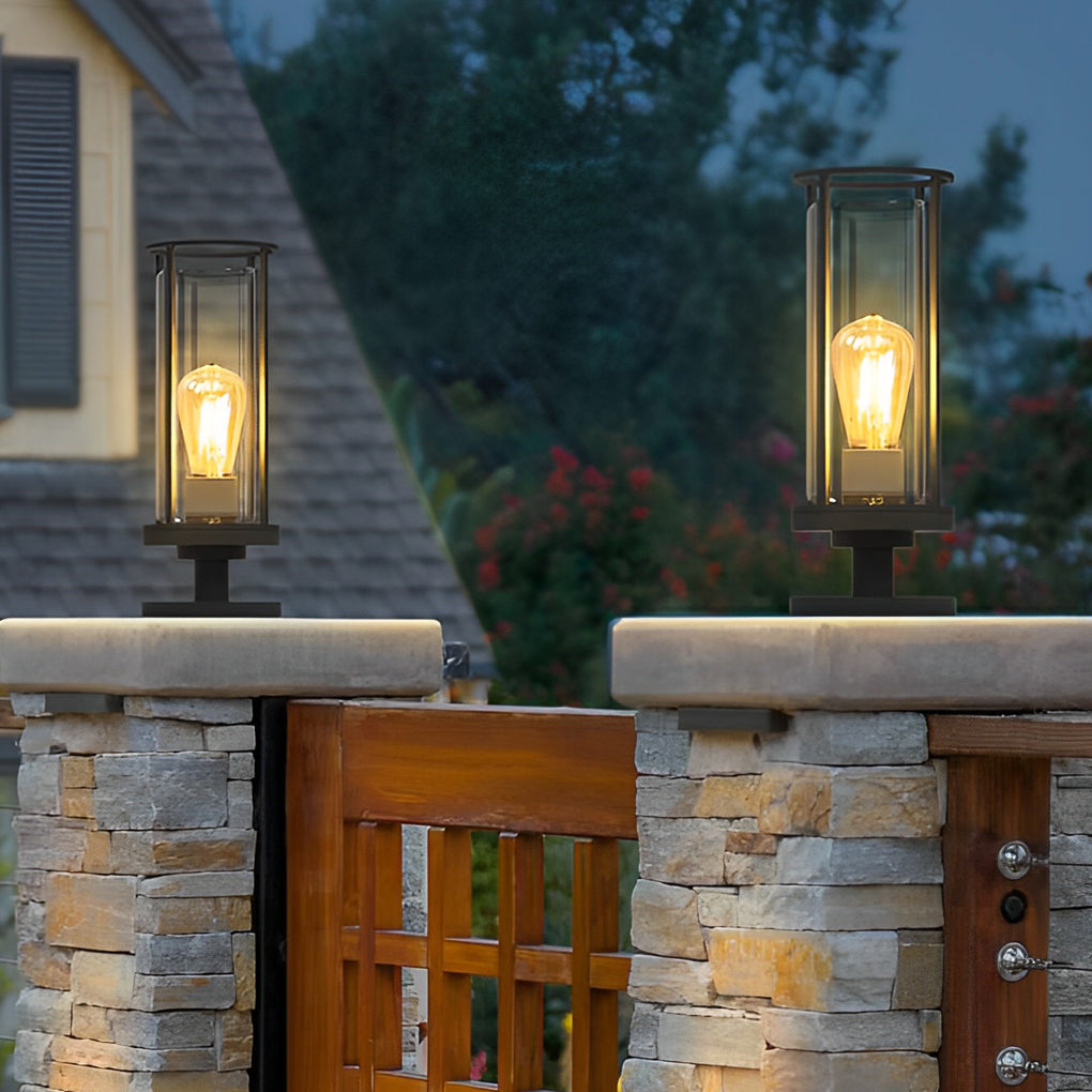 Minimalist Round Waterproof Retro Wall Lamp Outdoor Lawn Lights Path Lights