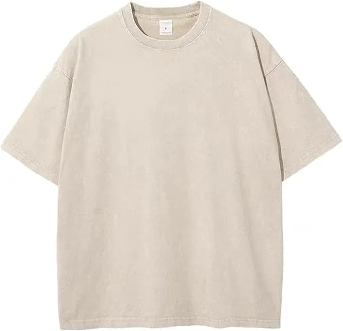 Acid Wash Women's Oversized Cotton T-Shirt