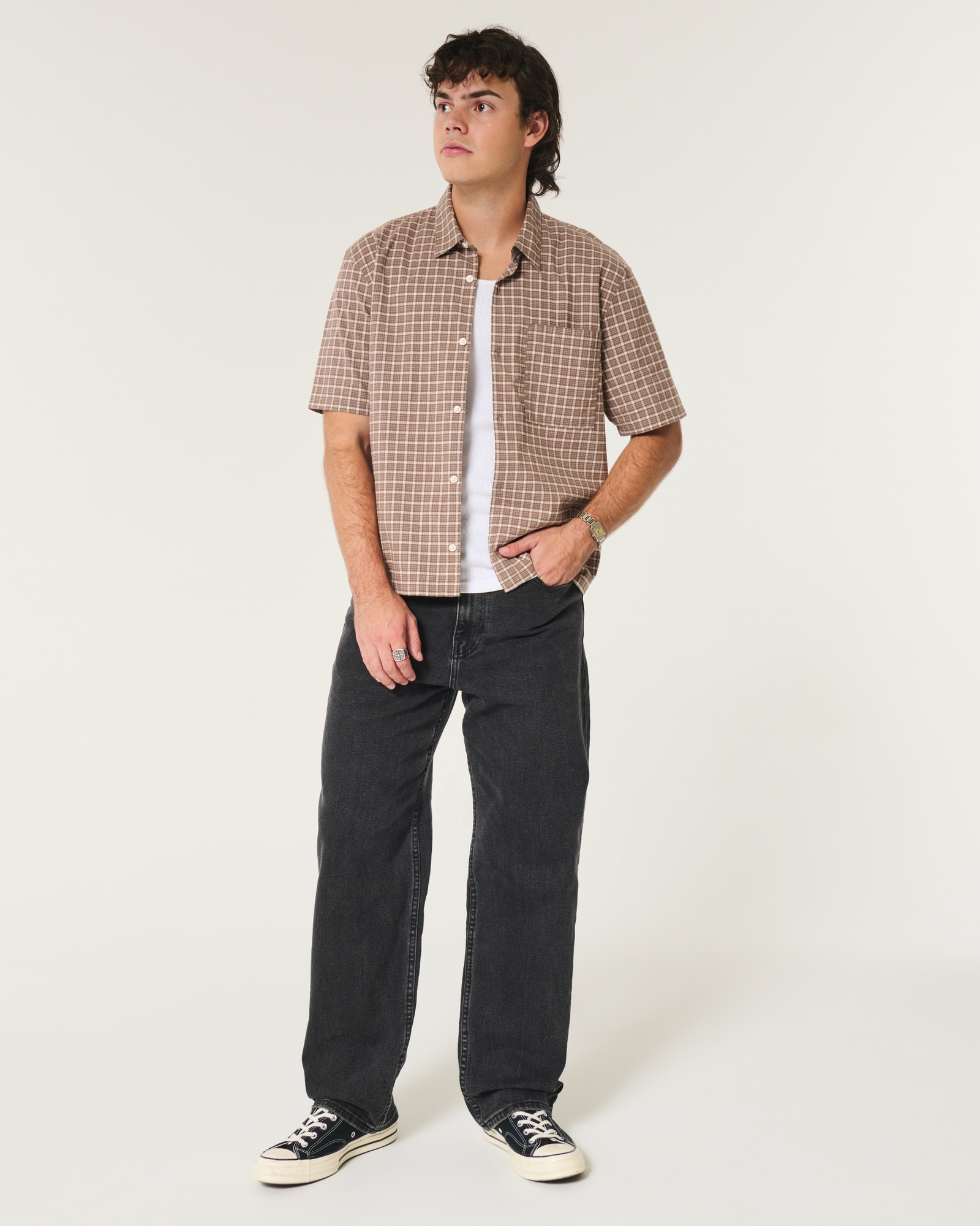 Light Wash Baggy Jeans