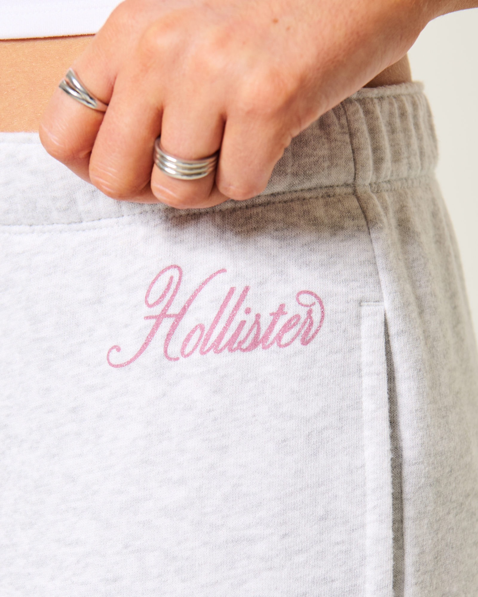 Wide-Leg Sweatpants