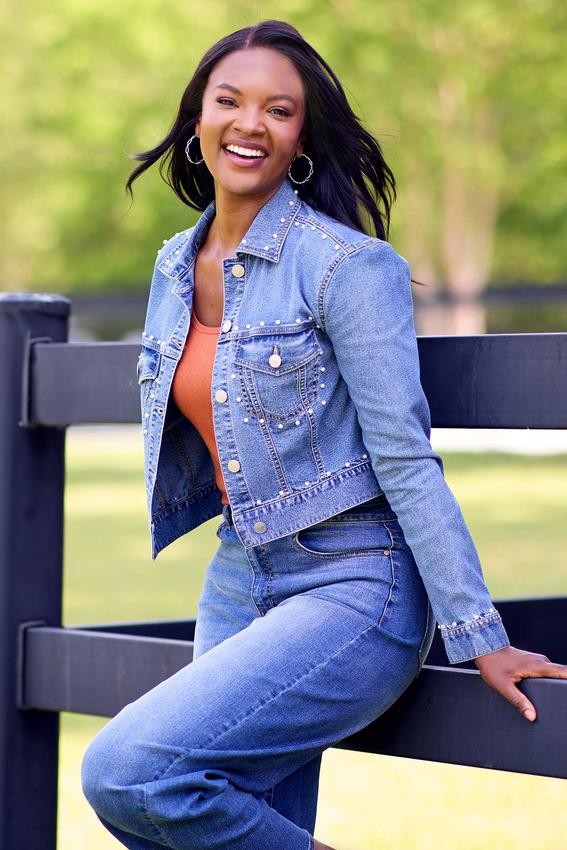 Pearl Denim Jacket