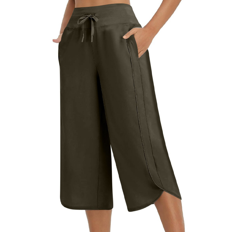 📢📢90% OFF !! ⏰Women's Casual Wide-Leg Capri Pants