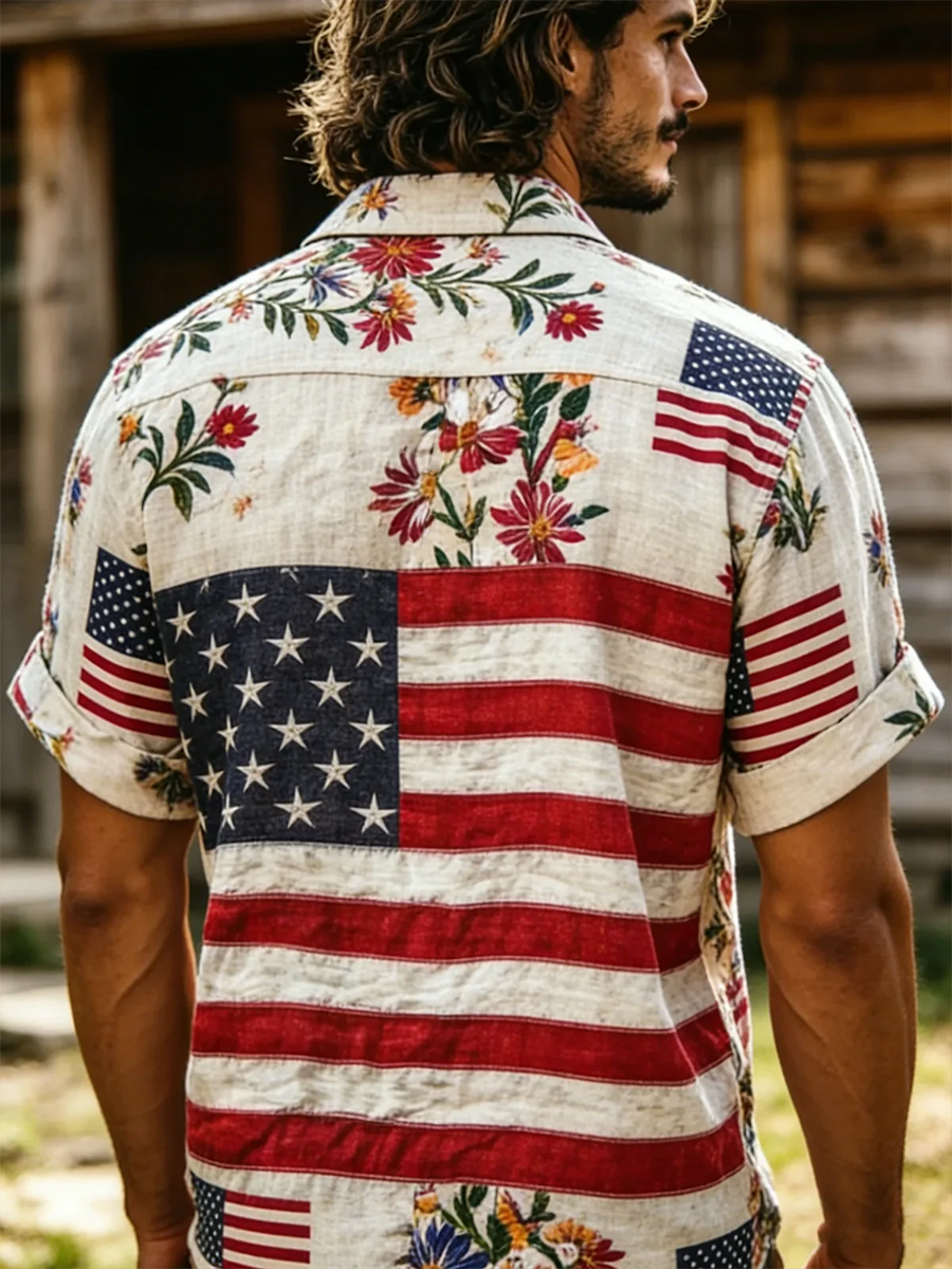 Men'S Independence Day 250Th Anniversary Holiday Hawaiian Shirt