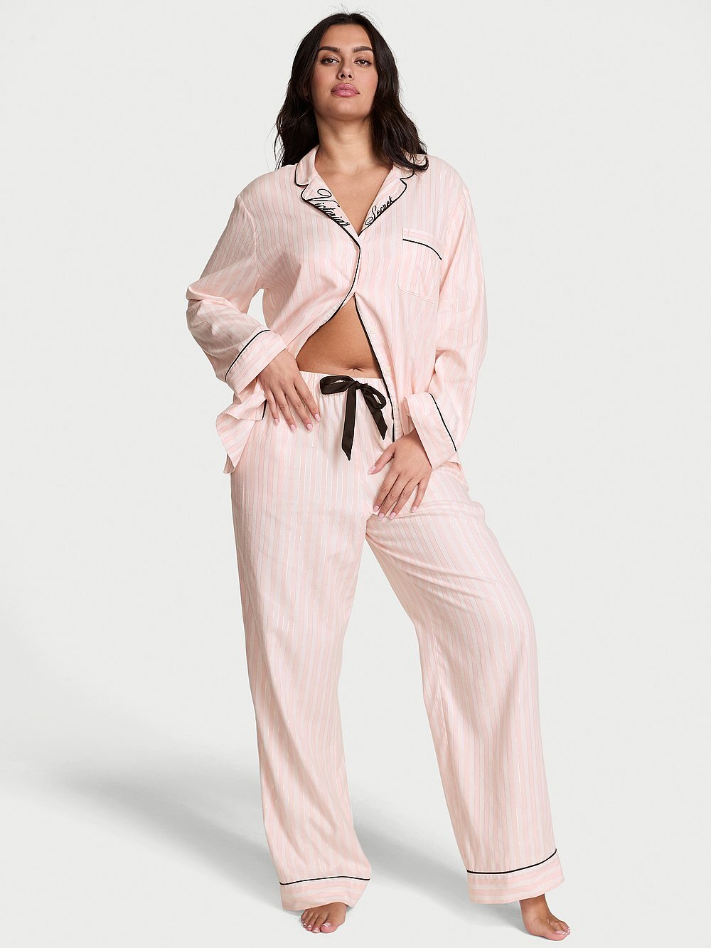 Flannel Long Pajama Set