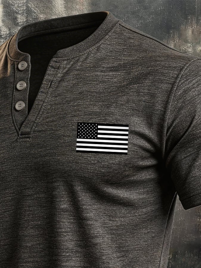 Men's Vintage 100% Pure Cotton Slub Stretch T-Shirt