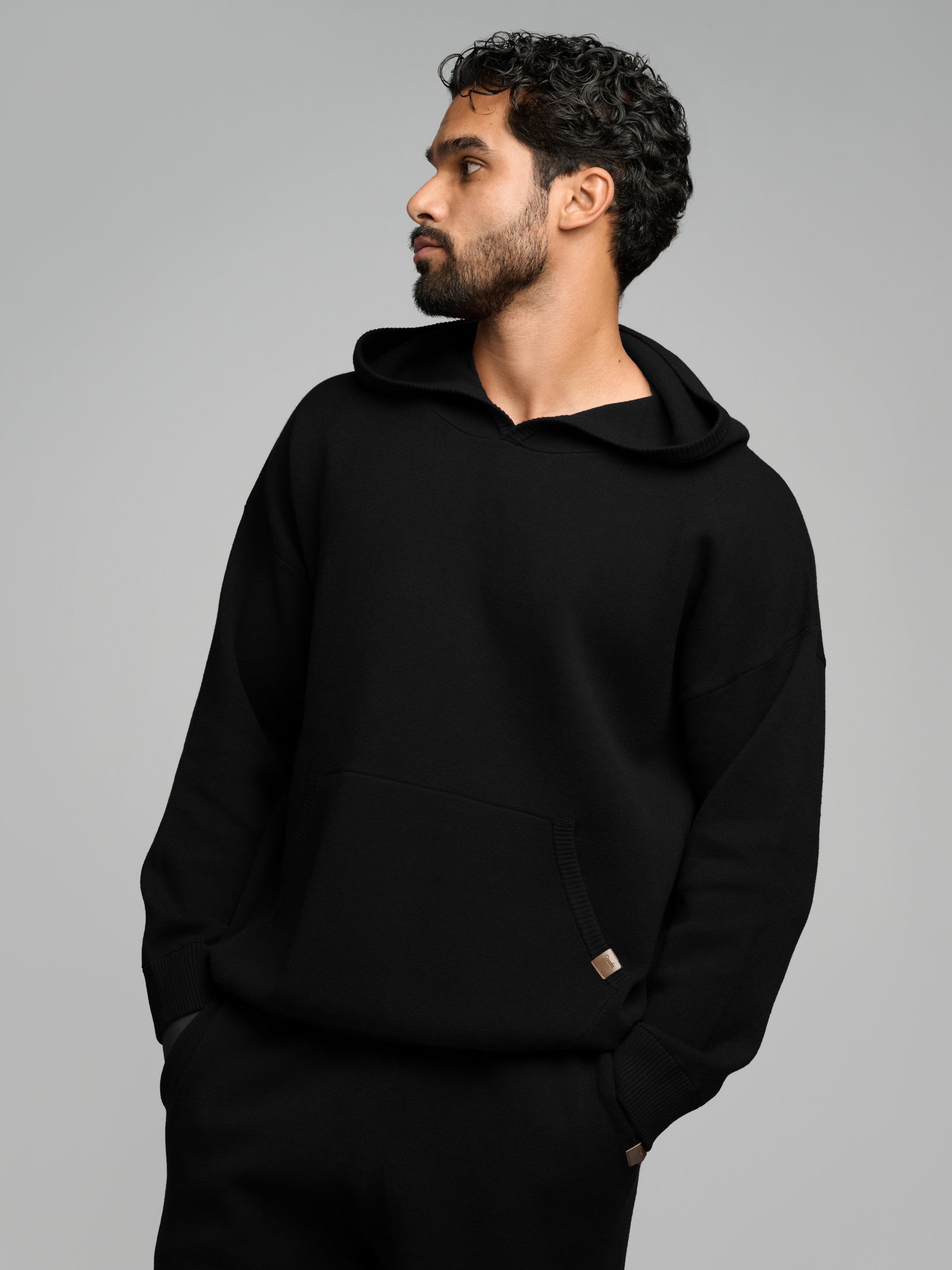 Sweater Knit Hoodie