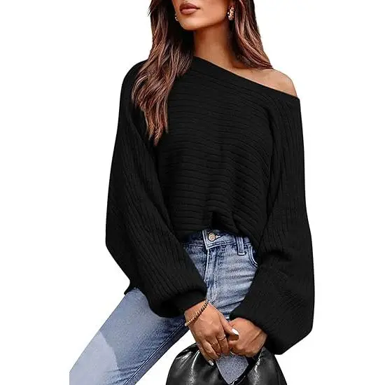 Womens Boat Neck Sweater