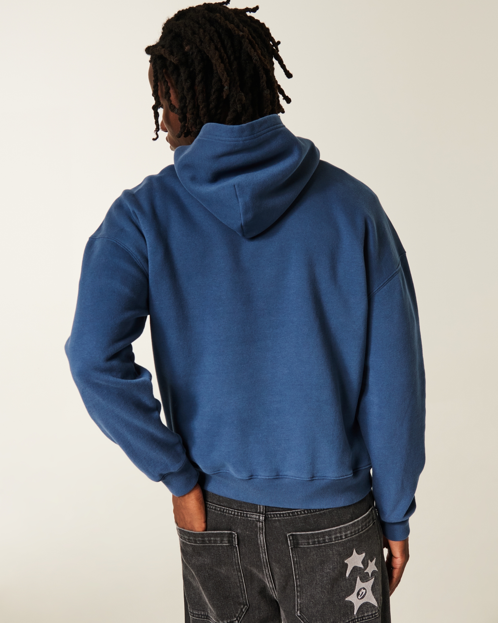 Boxy Camo Logo Hoodie