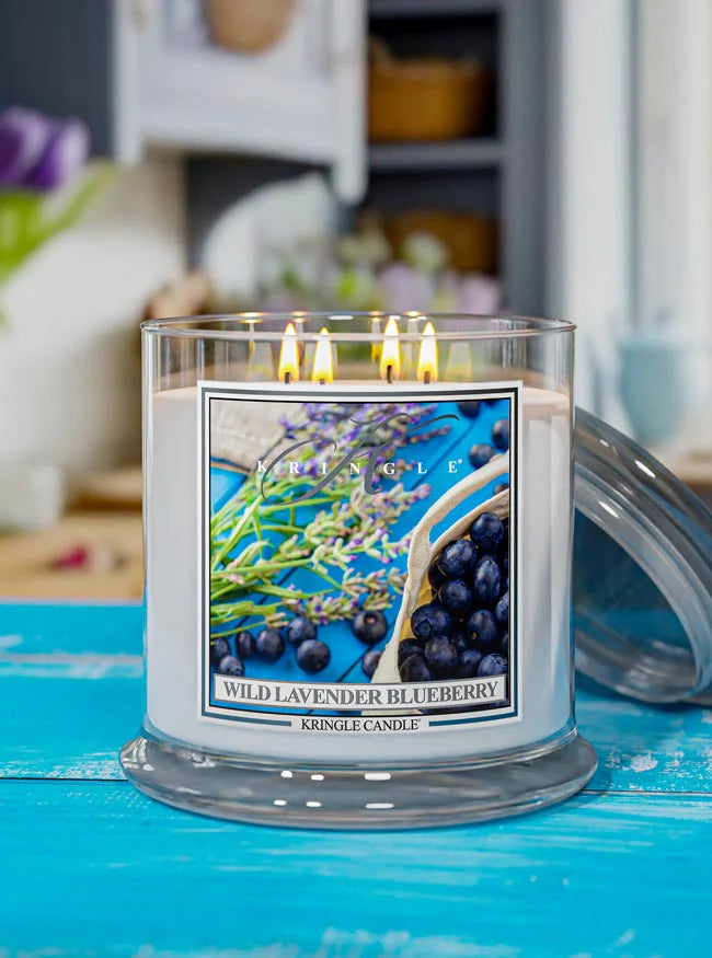 Wild Lavender & Blueberry XL Jar 4-Wick NEW! | Soy Candle