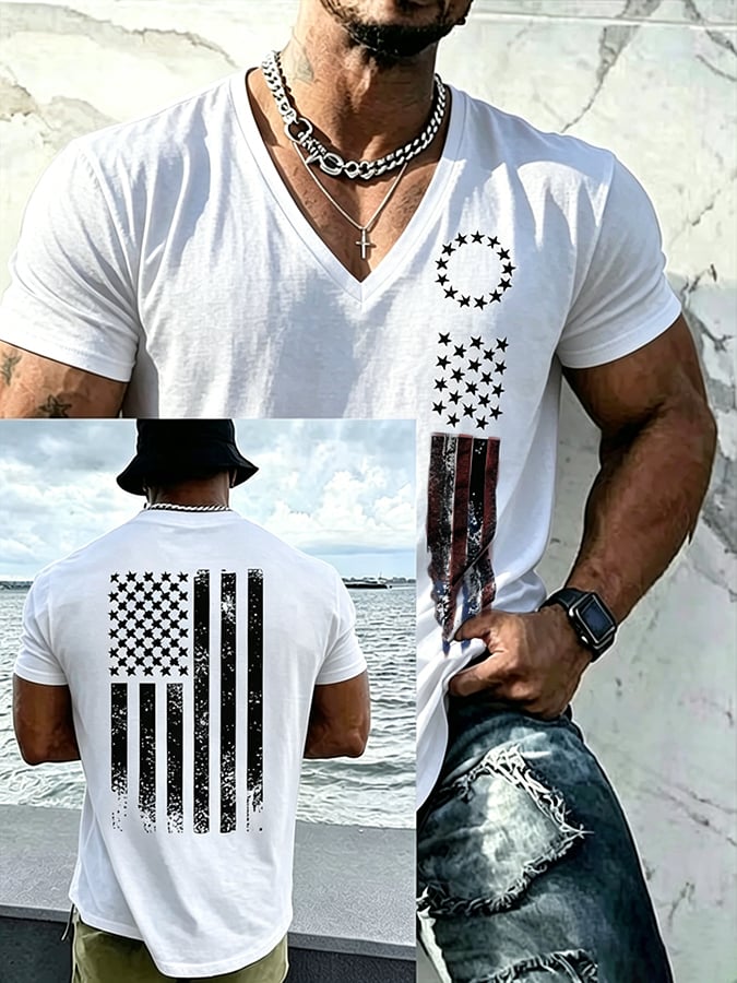 Men's USA 1776-2026 Freedom Printed  Shirt