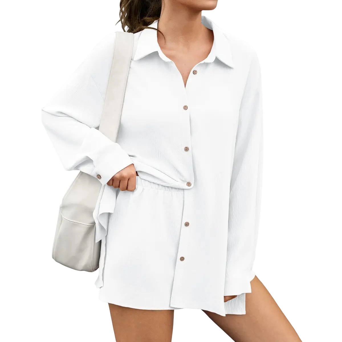 Women's Gauze Button-Down Set