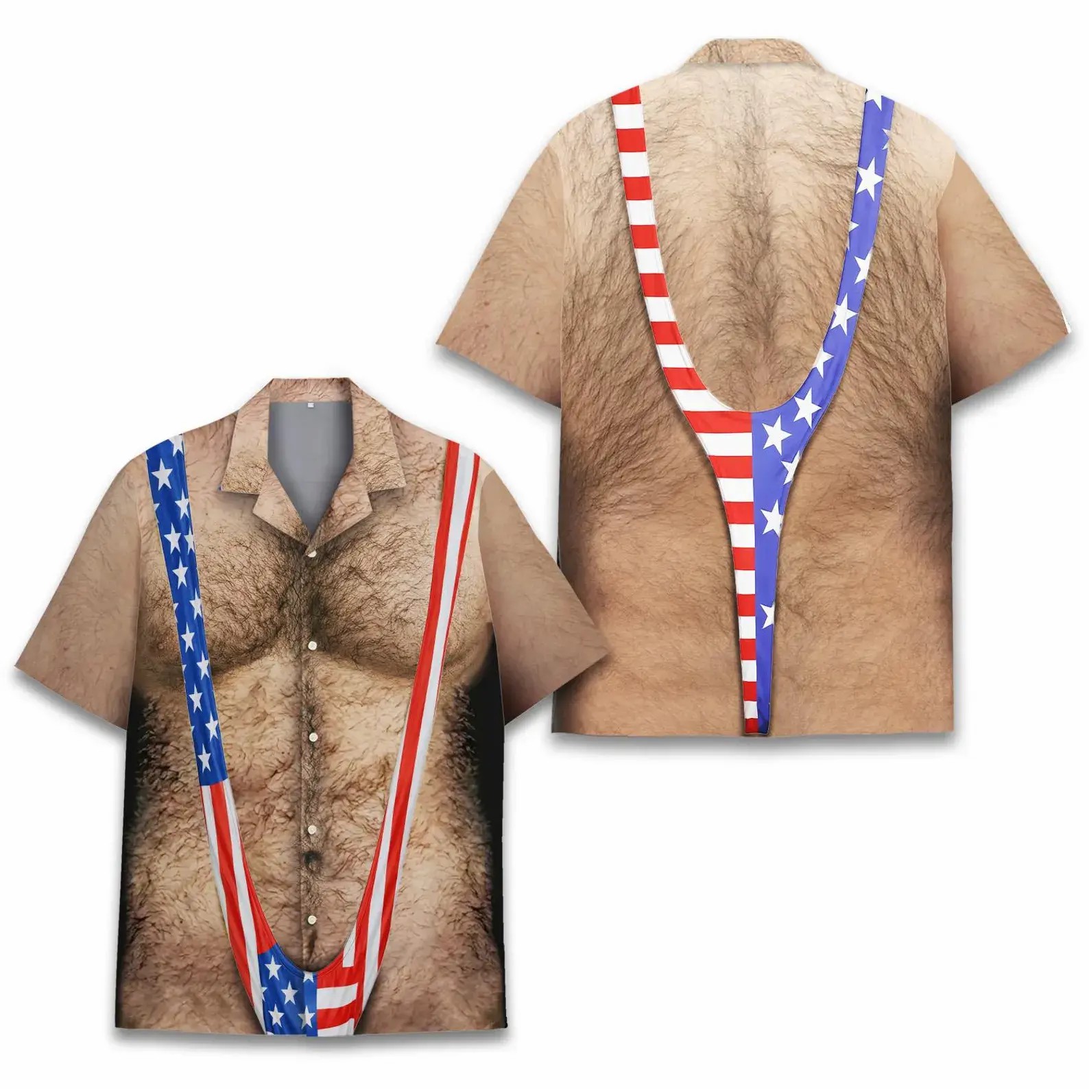 Men's Patriotic Swim Trunks – American Flag 