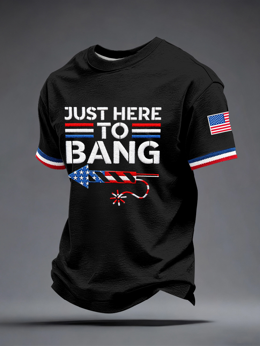 Men'S Just Here To Bang T-Shirt
