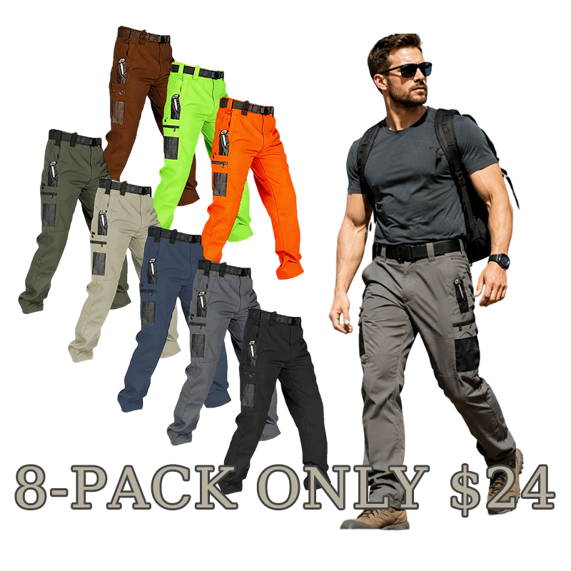 Men's Waterproof Tactical Pants – Multi-Pocket Utility Fit