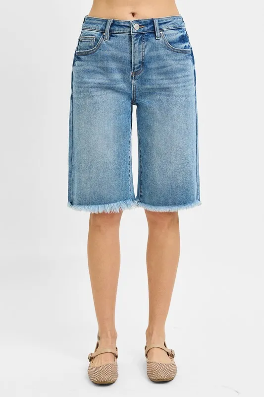 Risen Tummy Control Mid Rise Fit Bermuda Shorts