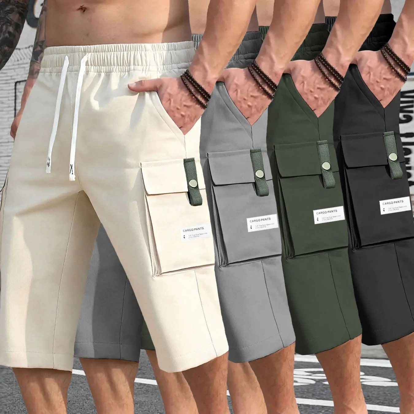 Men's Summer Cargo Shorts