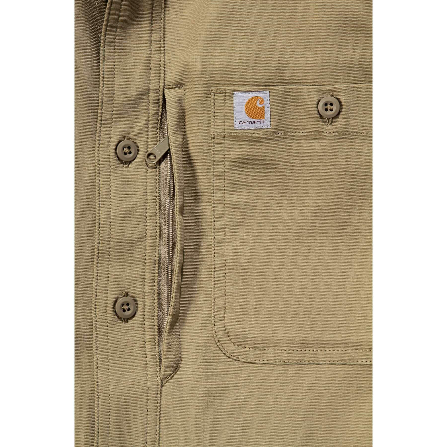 CHT Rugged Professional Relaxed Fit Canvas Long-Sleeve Work Shirt 102538