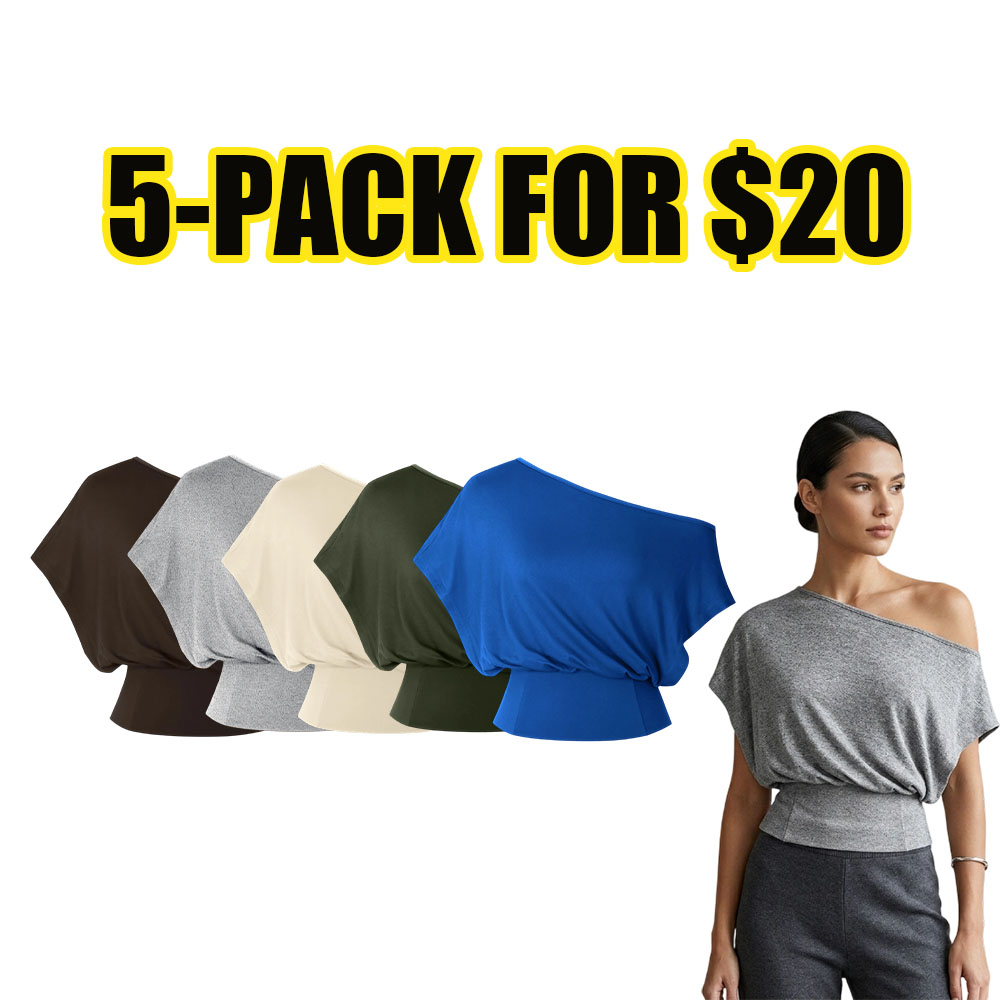 Women's Flirty One-Shoulder Crop Tee