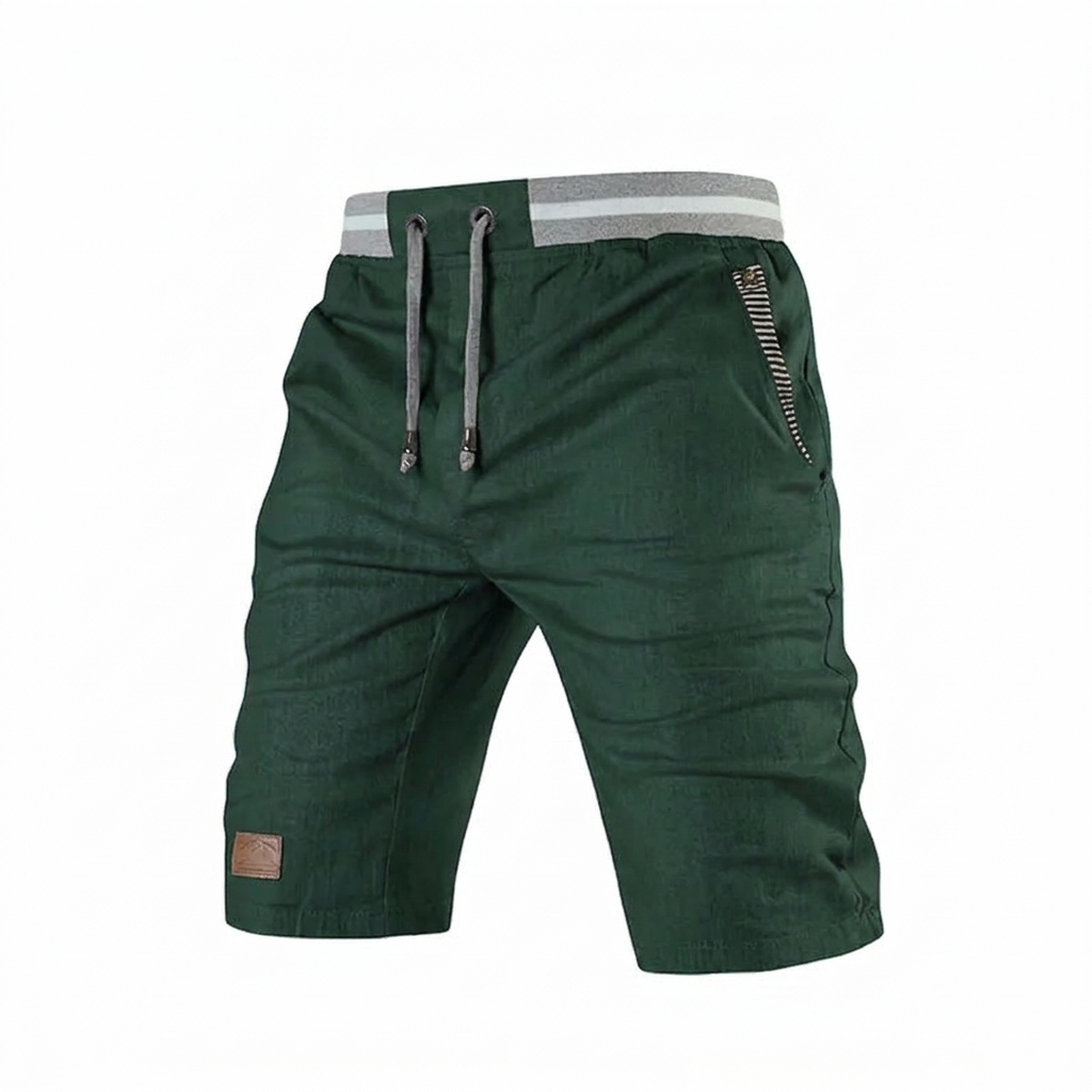 Men's Striped Bermuda Shorts