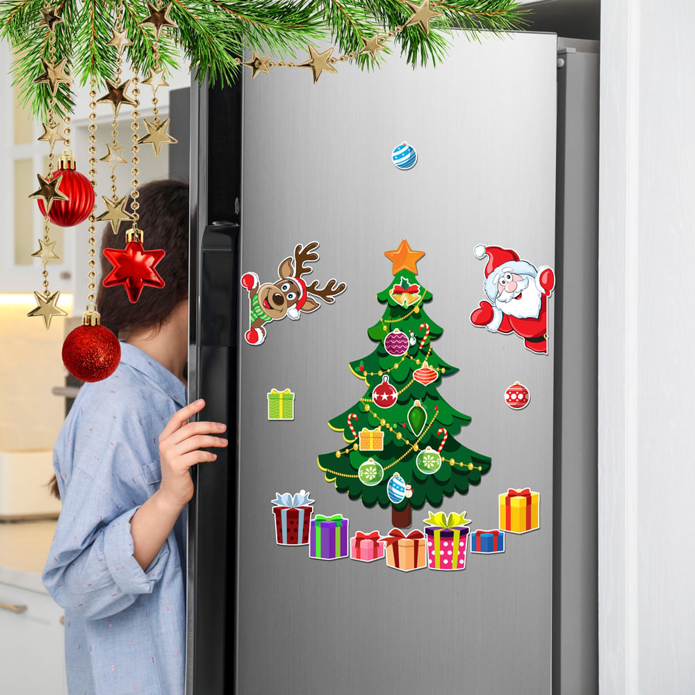 🎁🎅 Christmas Themed Magnetic Sticker